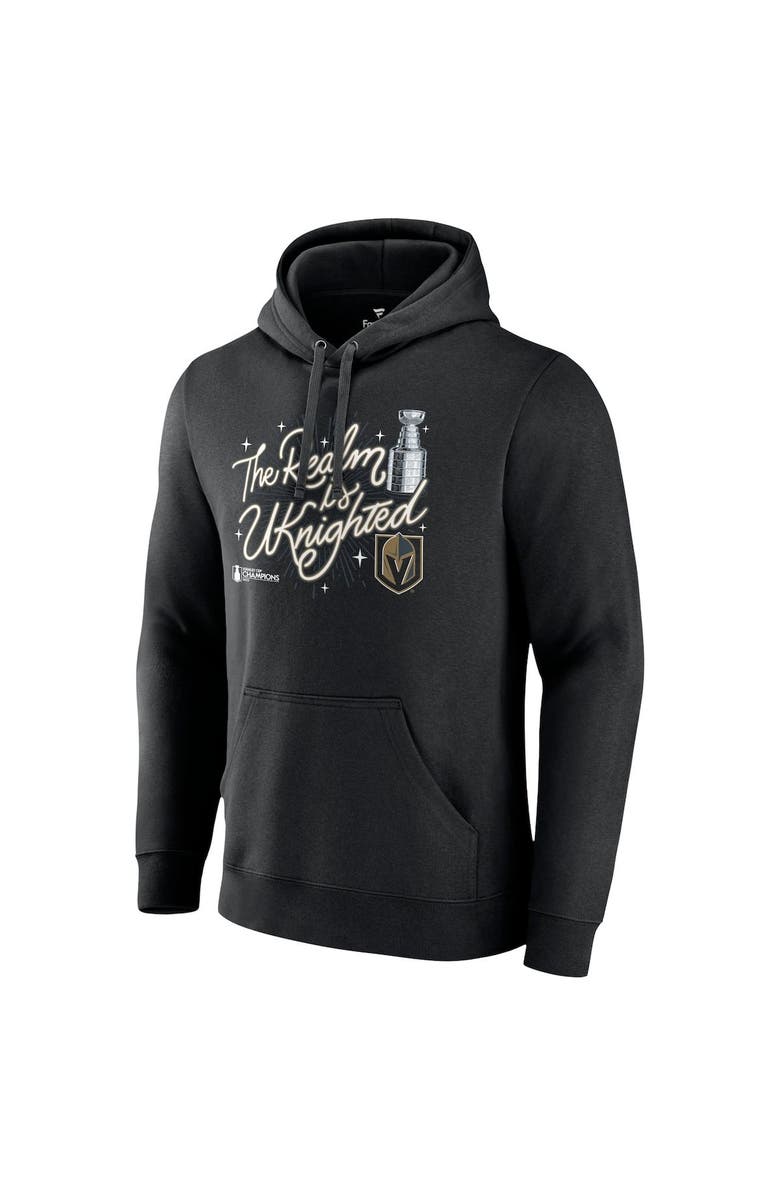 FANATICS Men's Fanatics Branded  Black Vegas Golden Knights 2023 Stanley Cup Champions Celebration Pullover Hoodie, Alternate, color, 