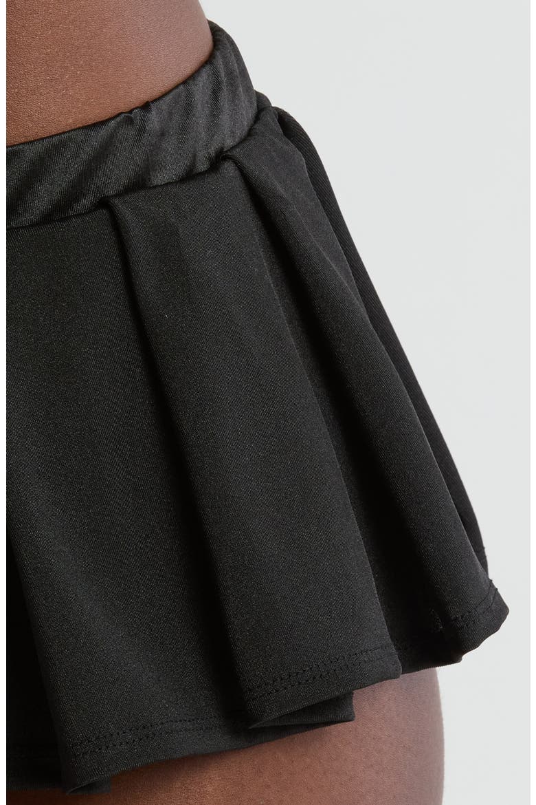 Skirted Boyshorts, Alternate, color, BLACK