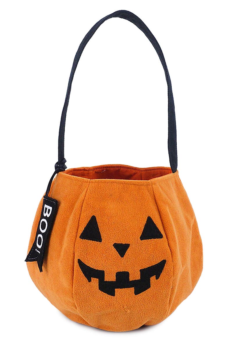 Pumpkin Halloween Bag, Main, color, ORANGE