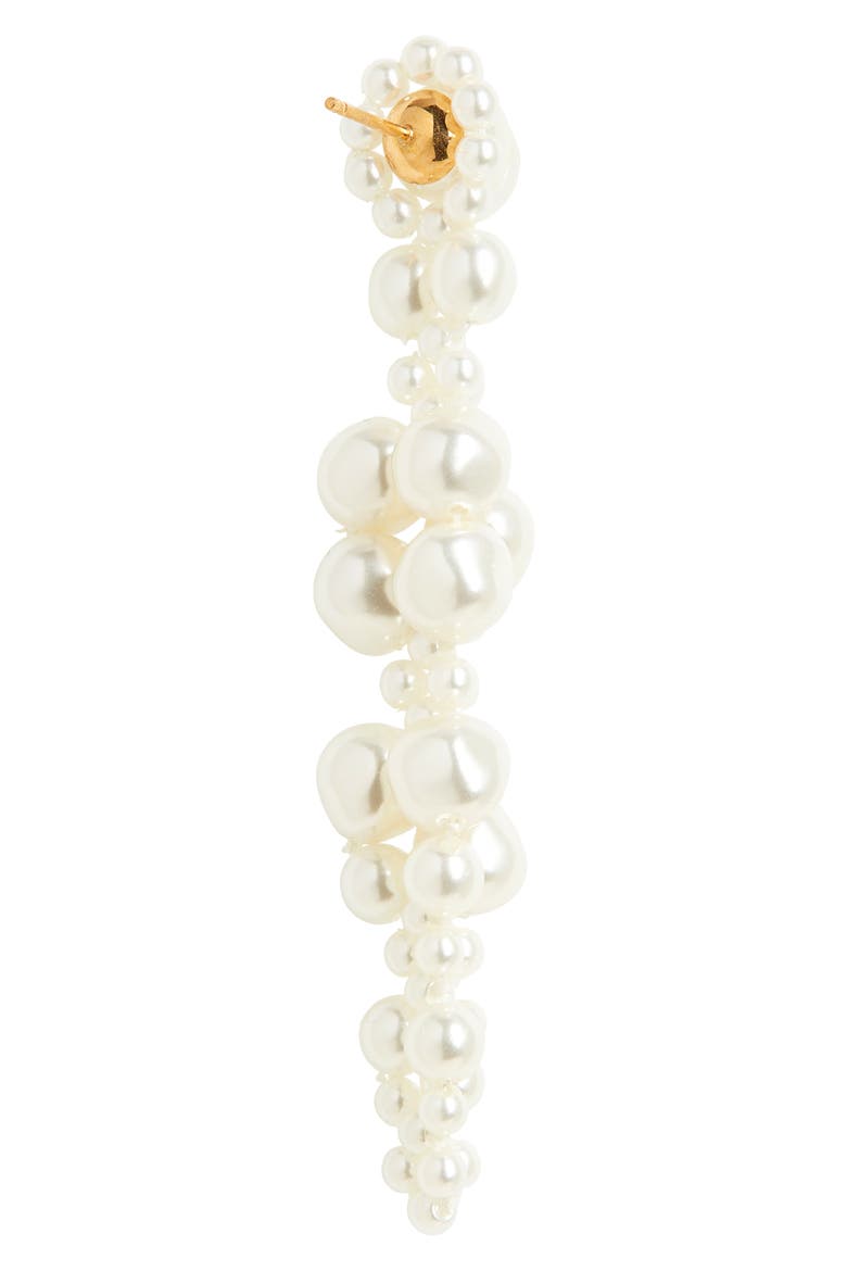 Resin Drip Earrings, Alternate, color, PEARL