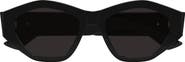 Bottega Veneta 53mm Geometric Sunglasses