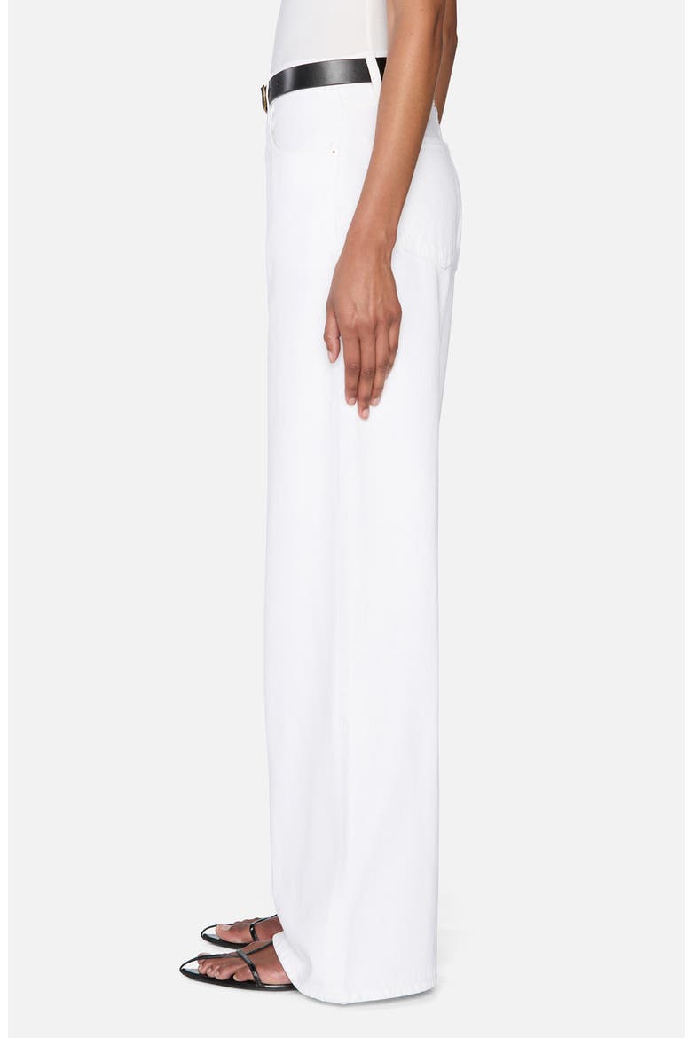 The Loose High Waist Wide Leg Jeans, Alternate, color, WHITE