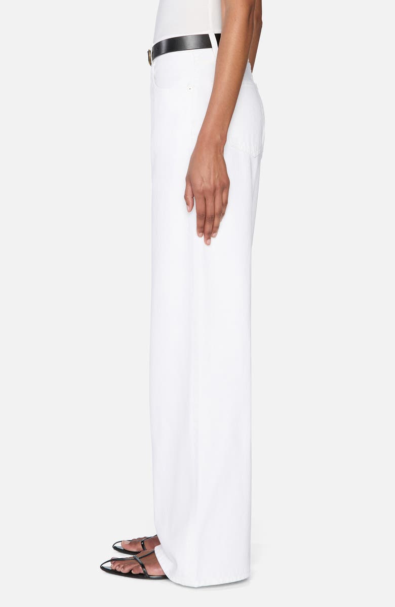 FRAME The Loose High Waist Wide Leg Jeans, Alternate, color, White
