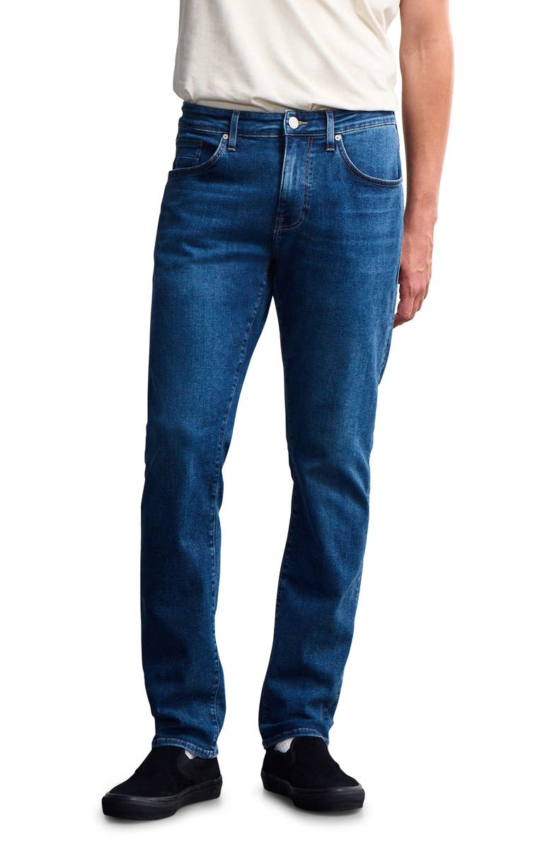General Denim Works Ride Slim Fit Jeans, Main, color, Dark Brushed Denim