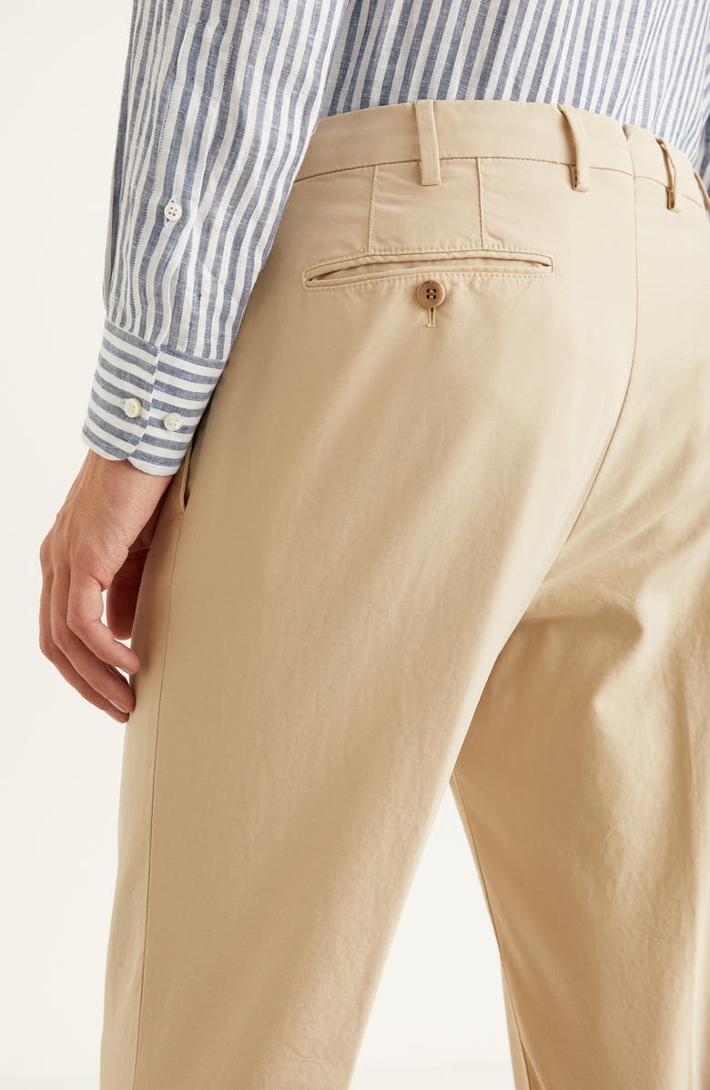 Loro Piana Pantaflat Stretch Cotton Pants, Alternate, color, D490 Tidal Foam