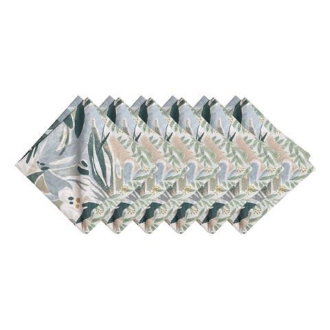 Blue Joelle Set of 6 Cloth Napkins