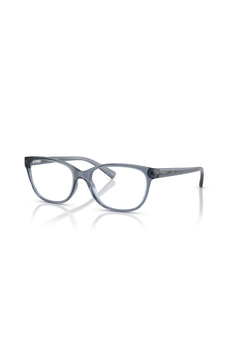 Armani Exchange 53mm Cat Eye optical glasses, Main, color, Blue