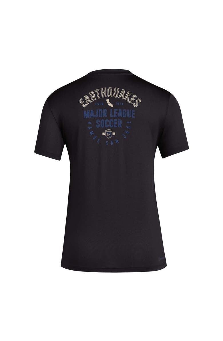 adidas Women's adidas Black San Jose Earthquakes Local Stoic AEROREADY T-Shirt, Alternate, color, 