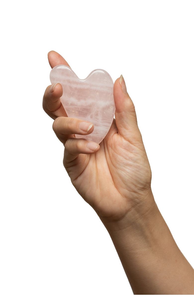 Caire Beauty Gua Sha Facial Ritual Smoothing Stone, Alternate, color, Rose Quartz
