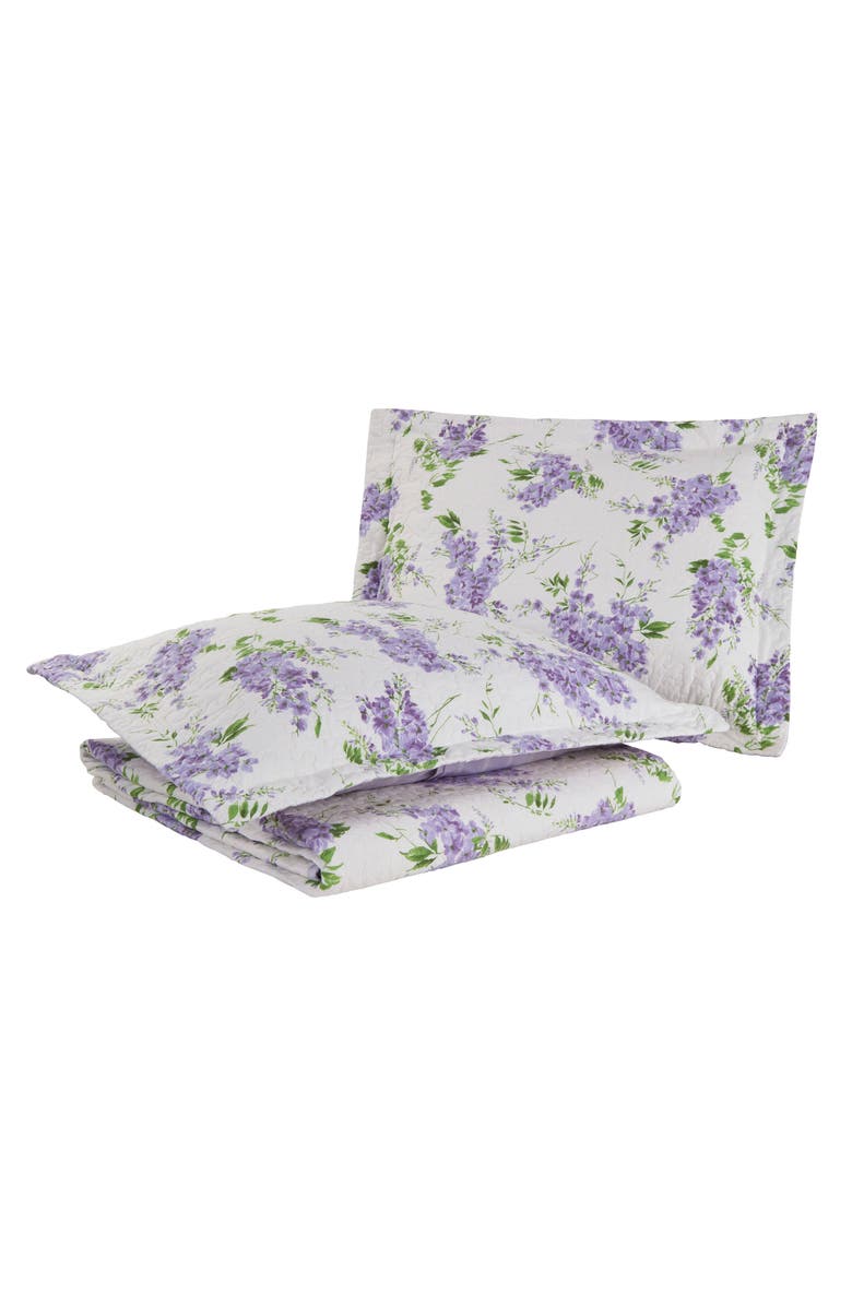 Laura Ashley Keighley Quilt Set, Main, color, Lilac