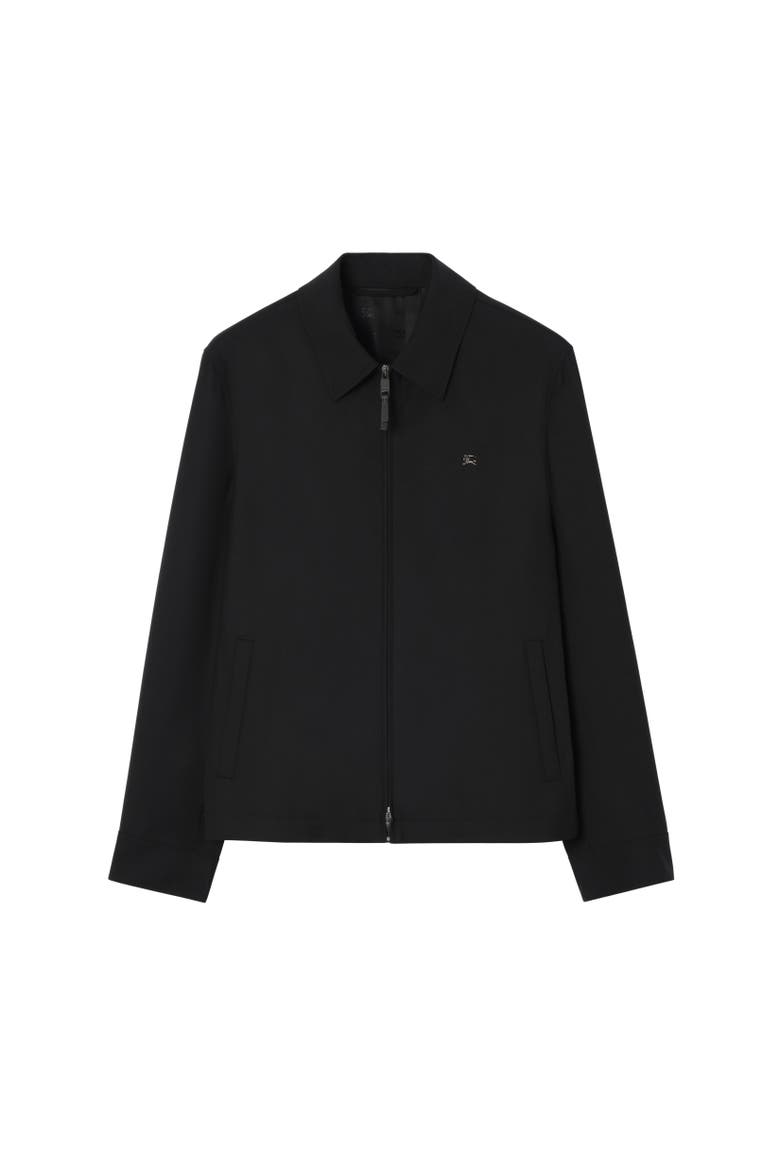 Wool Bloomsbury Harrington Jacket, Alternate, color, Black