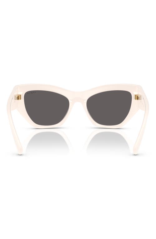 Vogue 53mm Irregular Sunglasses In Black White