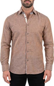 Maceoo Fibonacci Contemporary Fit Button-Up Shirt