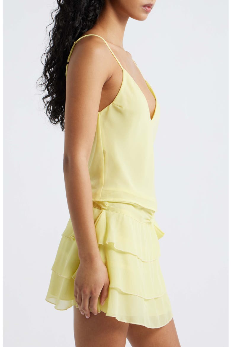 Sila Deep V-Neck Camisole, Alternate, color, YELLOW