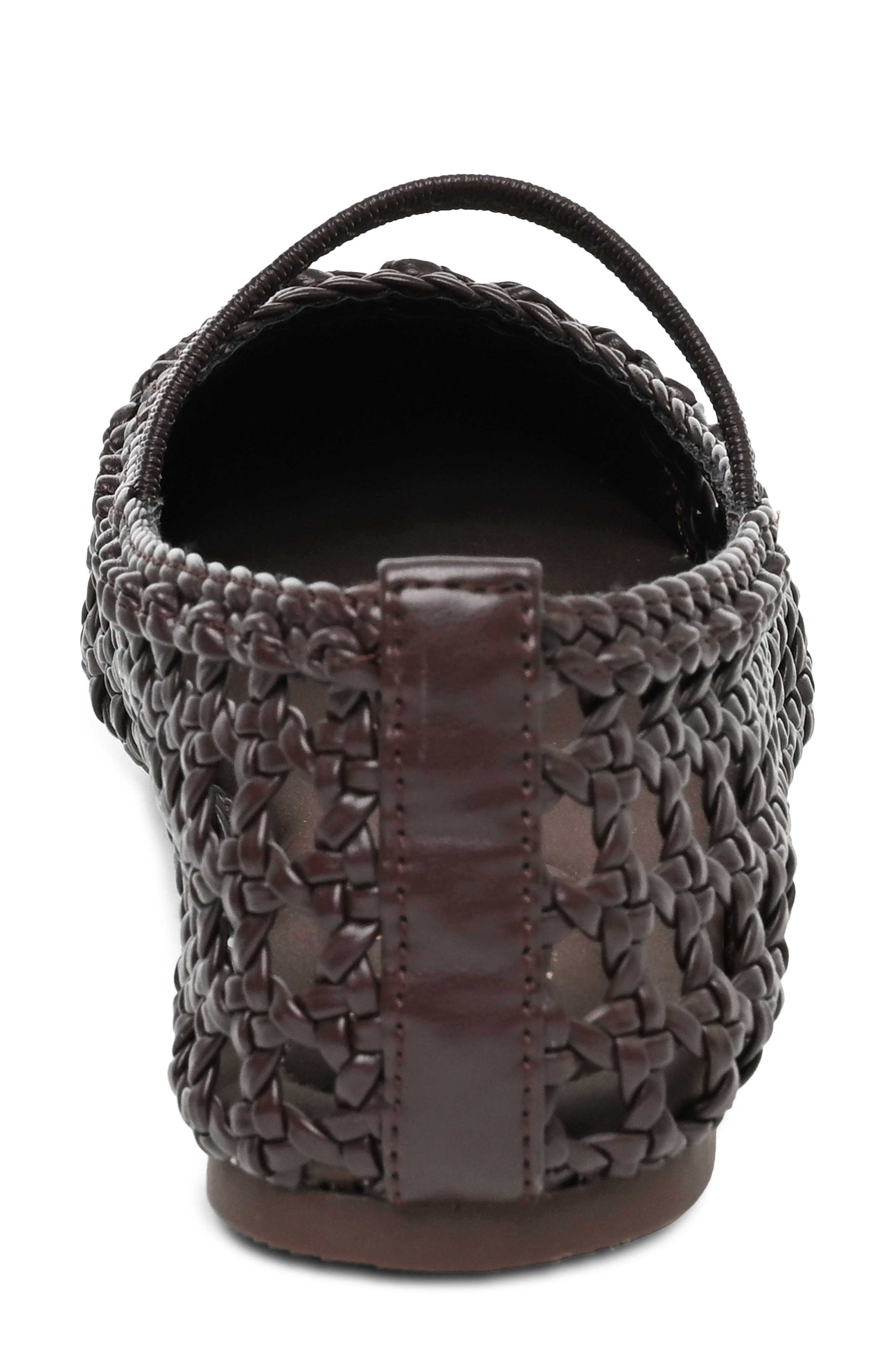 Woven Flat, Alternate, color, DARK CHOCOLATE
