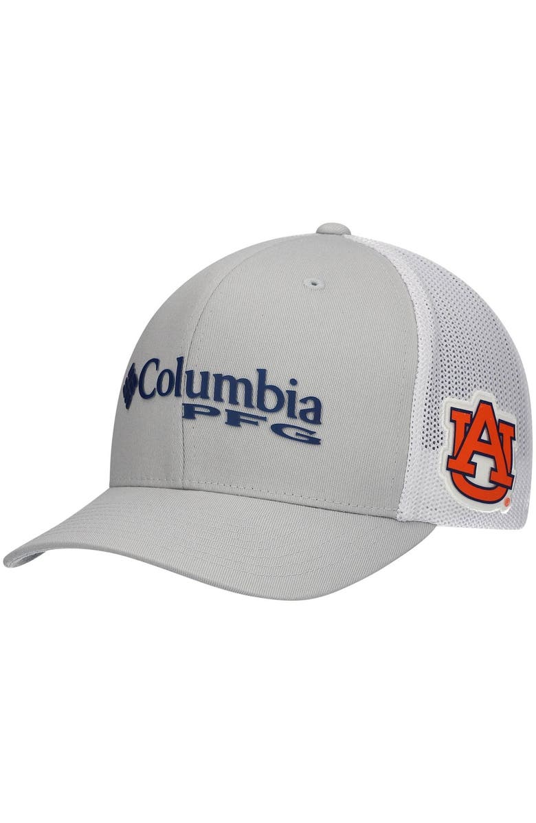 Columbia Men's Columbia Gray Auburn Tigers PFG Snapback Hat, Main, color, Gray