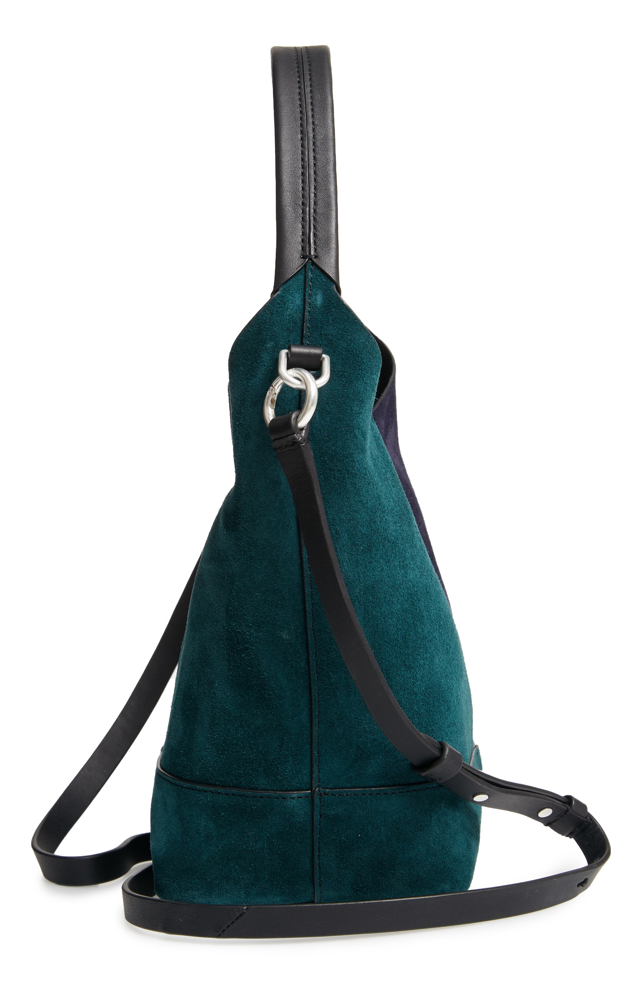 rag & bone Mini Camden Suede Tote, Alternate, color, 