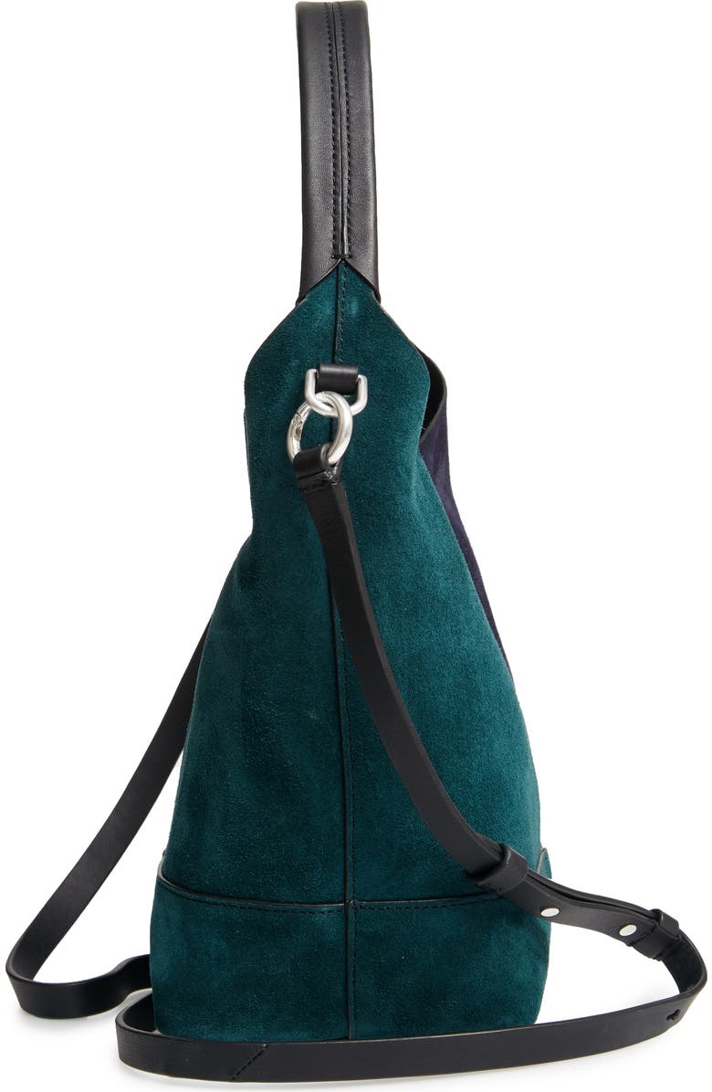 rag & bone Mini Camden Suede Tote, Alternate, color,