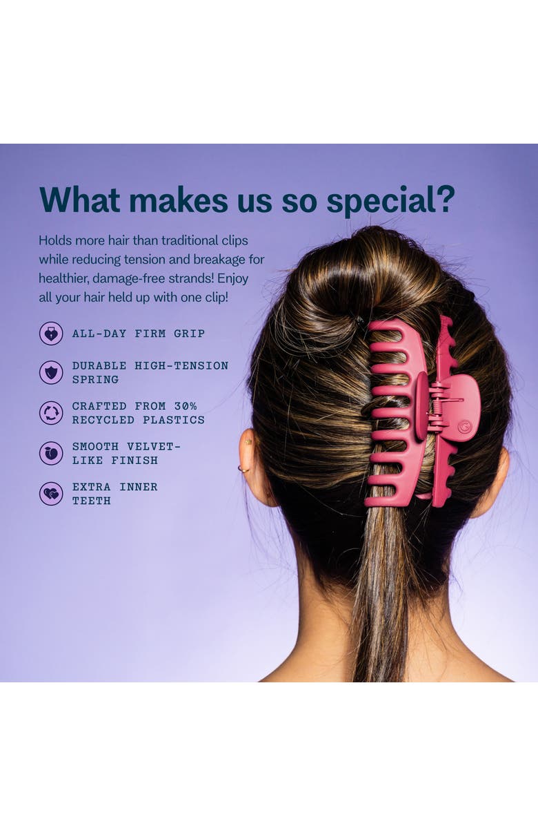 Gimme Beauty Thick Hair Claw Clips, Alternate, color, Brown