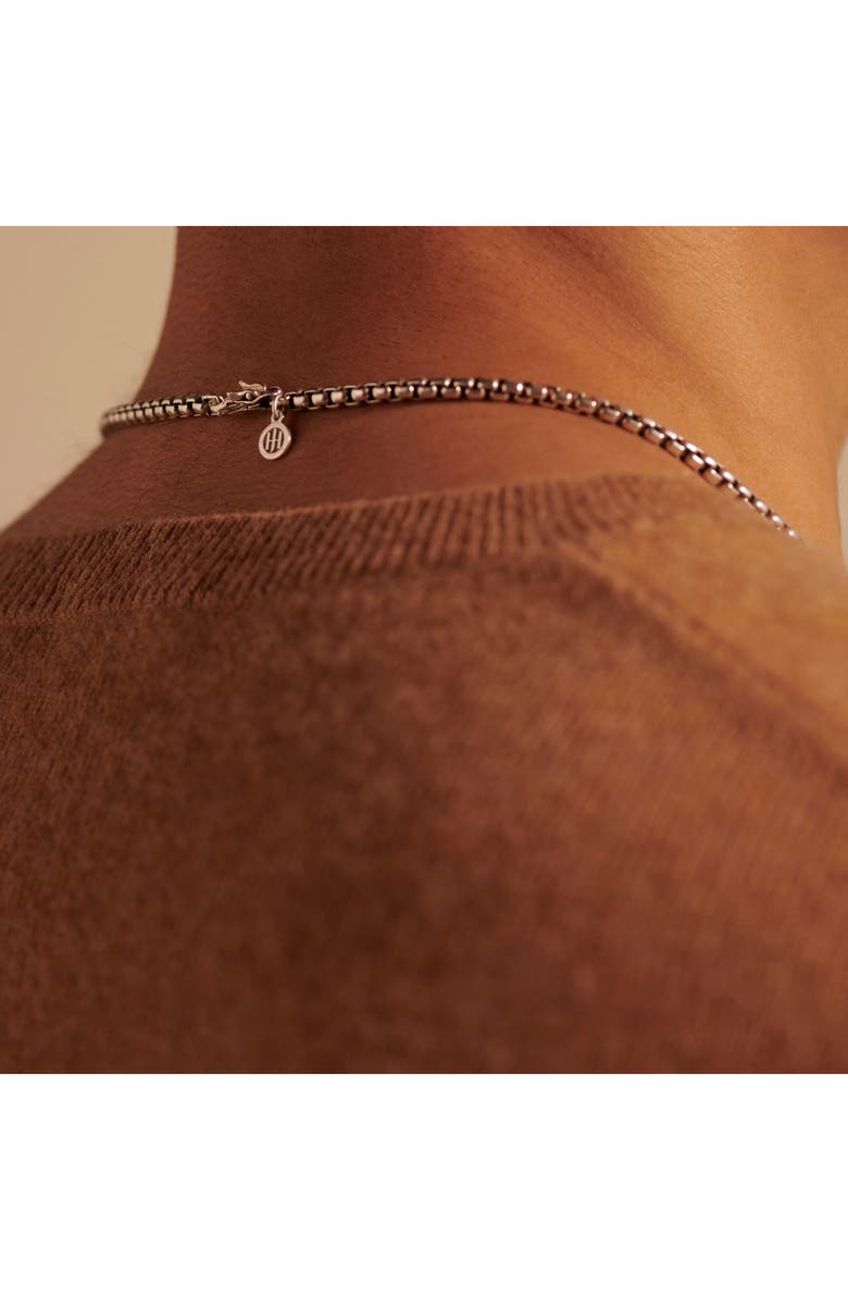 John Hardy Men's Naga Box Chain Necklace, Alternate, color, Silver