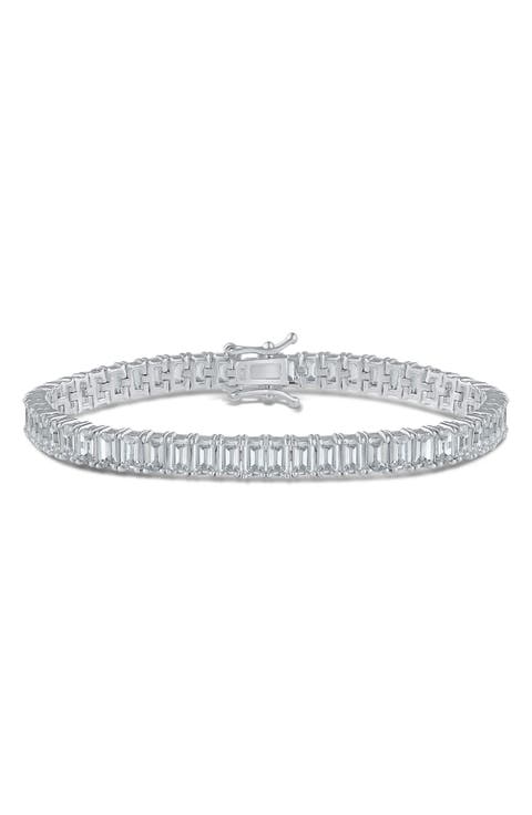 Emerald Cut Cubic Zirconia Bracelet