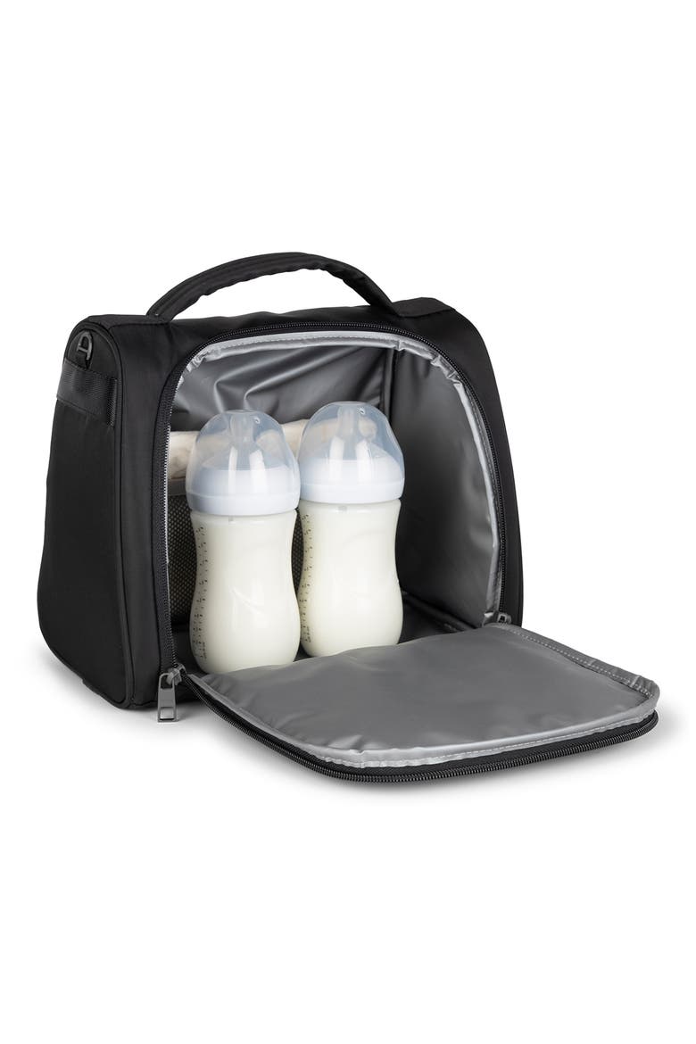 Insulated Twill Bottle Bag, Alternate, color, BLACK OUT