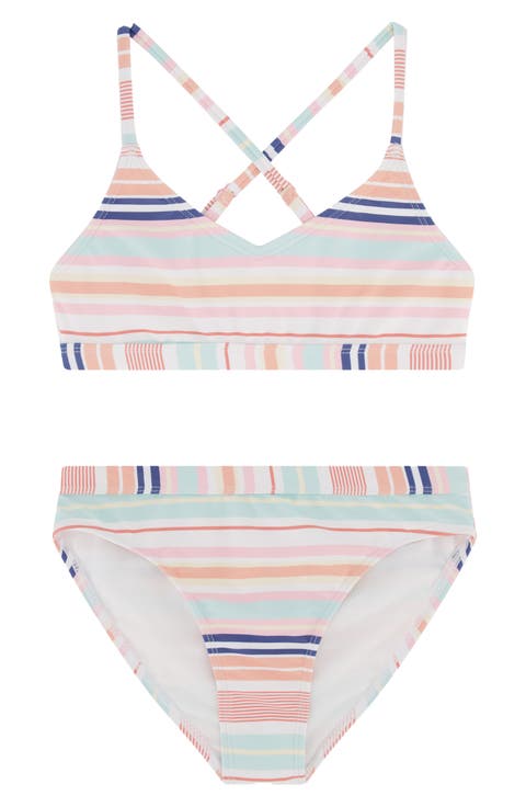 Kids' Cabana Two-Piece Swimsuit (Big Kid)