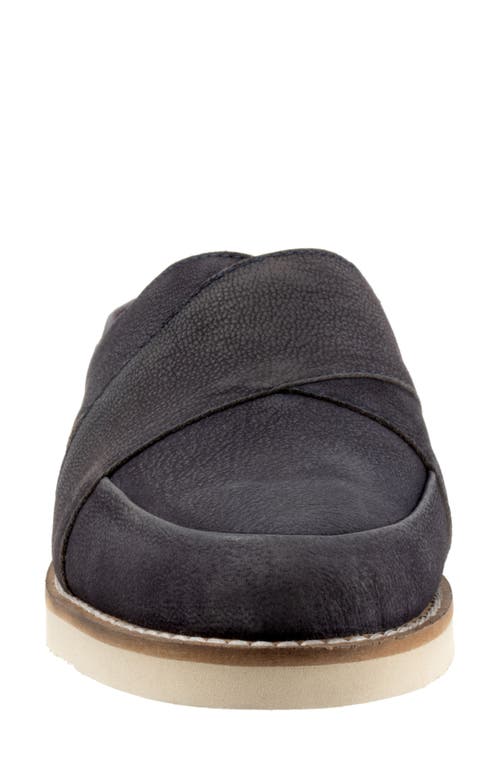 Softwalk ® Wessex Mule In Navy Nubuck