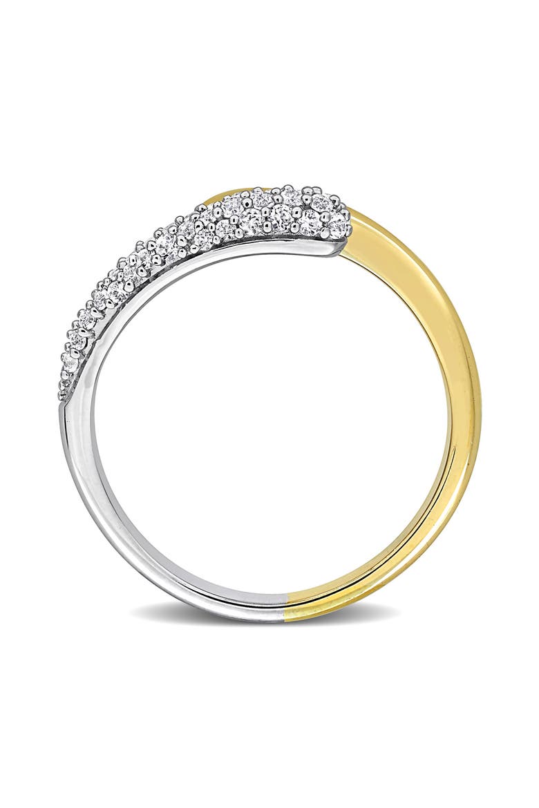 Lab-Grown White Sapphire Swirl Ring, Alternate, color, WHITE