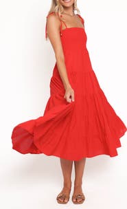 Petal & Pup Carroll Smocked Midi Dress