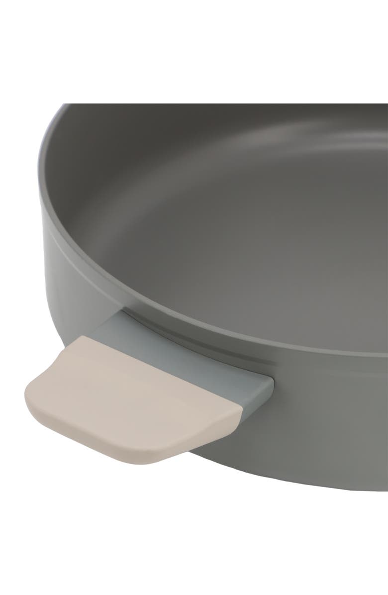 OSTER Ambrose 4.5 Quart Nonstick Aluminum Saute Pan with Lid, Alternate, color, Grey