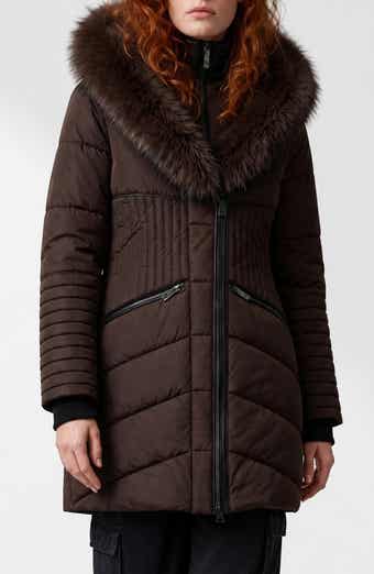 Gigi Vegan Faux Fur Trim Quilted Parka