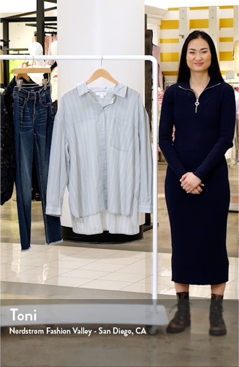 Cotton Voile Button-Up Shirt, sales video thumbnail