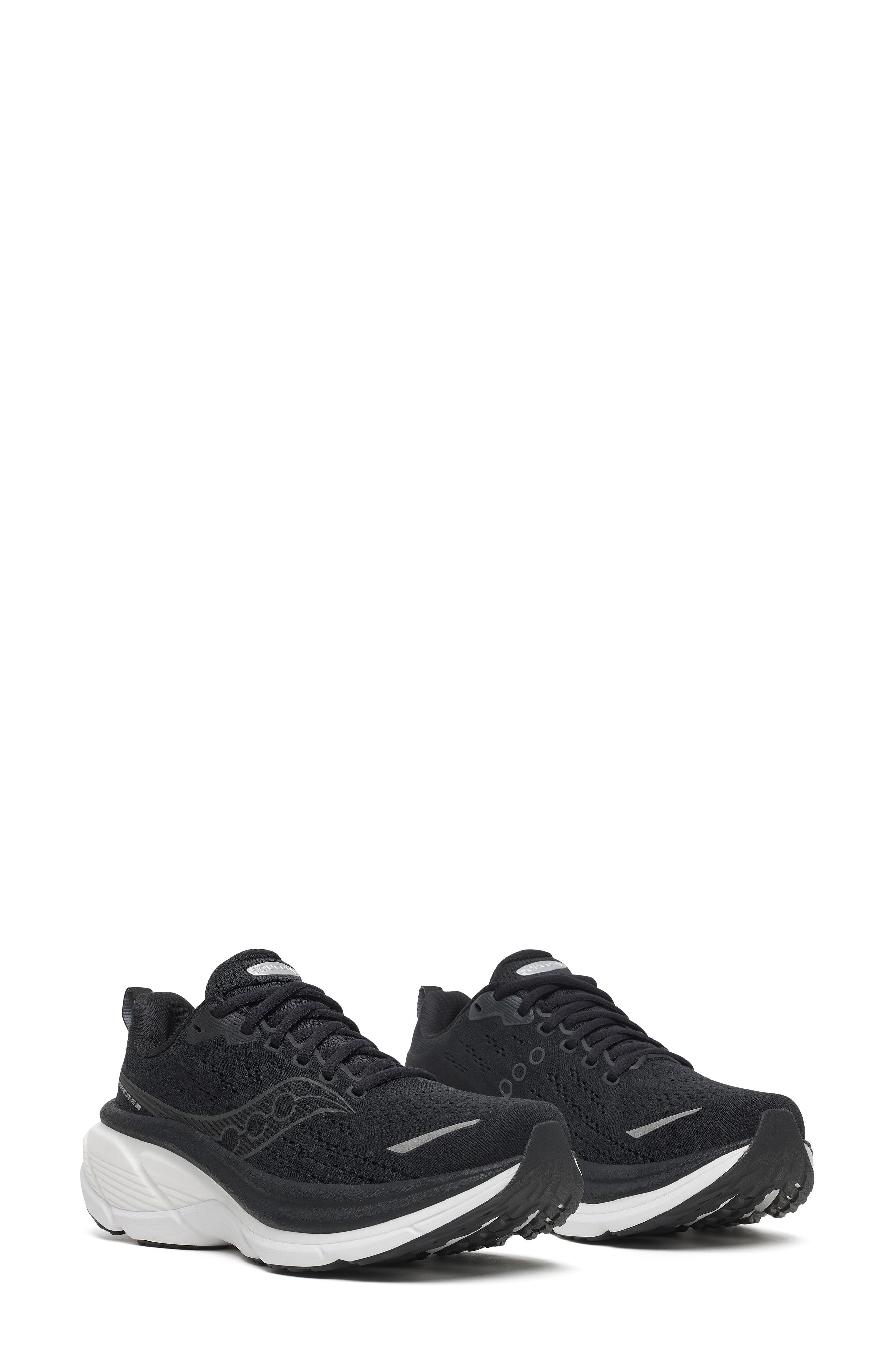 Saucony Hurricane 25 Running Shoe, Main, color, Black/ White