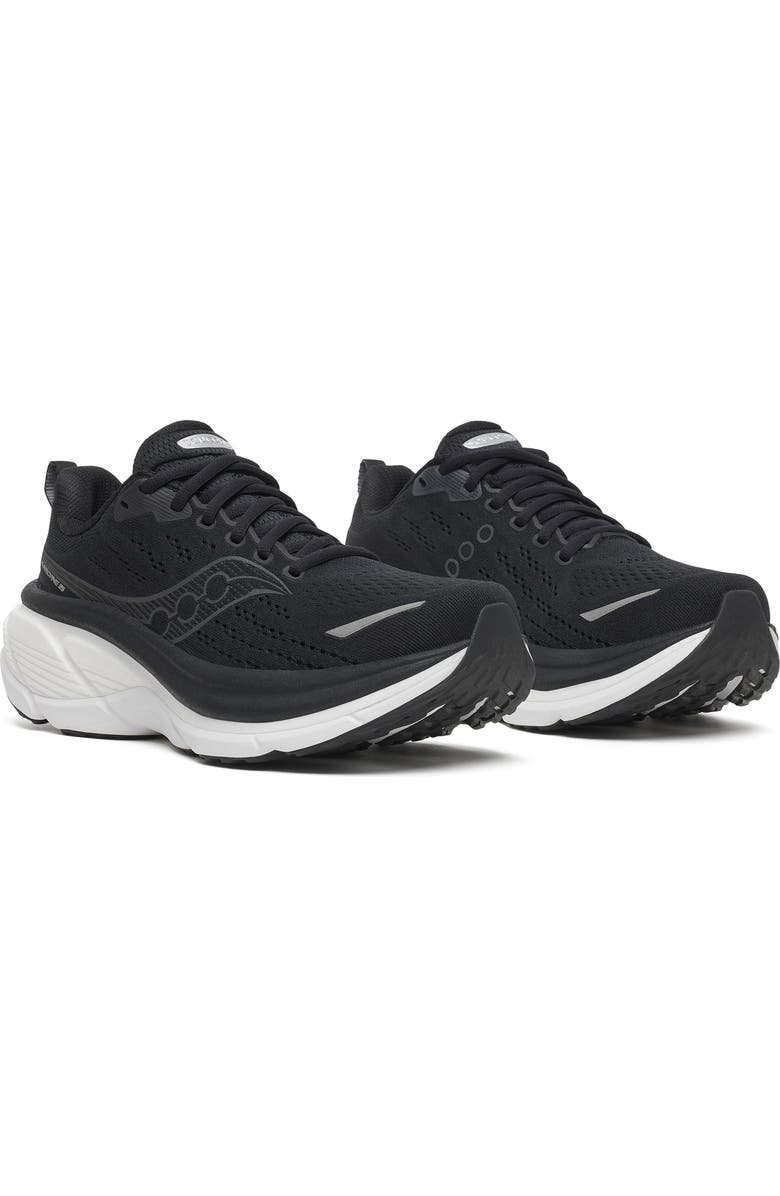 Saucony Hurricane 25 Running Shoe, Main, color, Black/ White