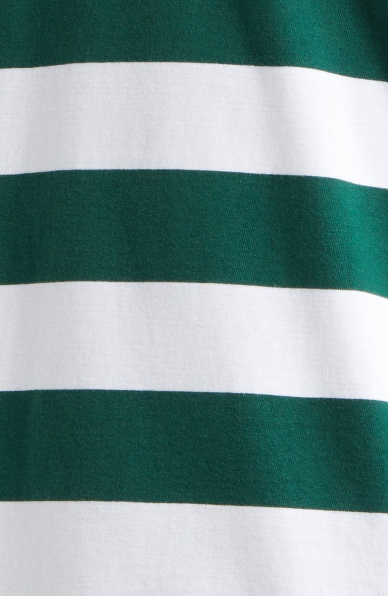 Noah Stripe Long Sleeve Cotton Jersey Polo, Alternate, color, 