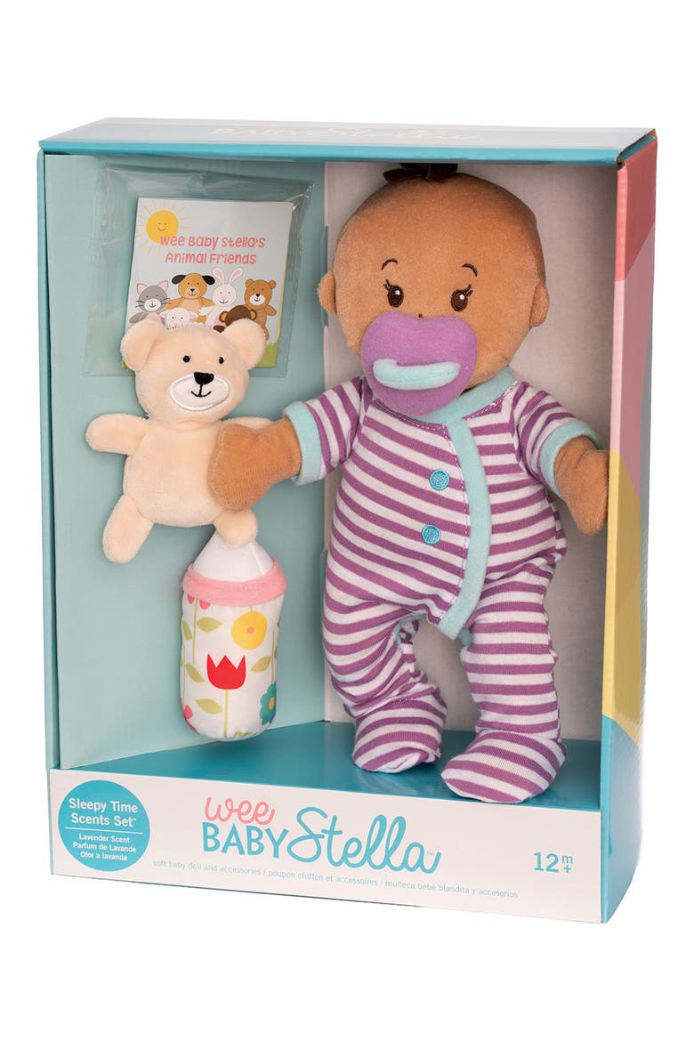 Wee Baby Stella Doll & Accessories Set, Alternate, color, MULTI