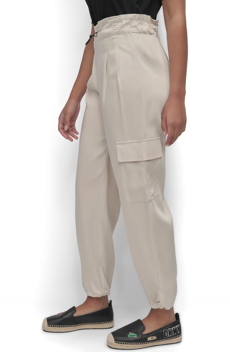 DKNY Jeans Skinny Leg Cargo Pants, Alternate, color, Light City Khaki