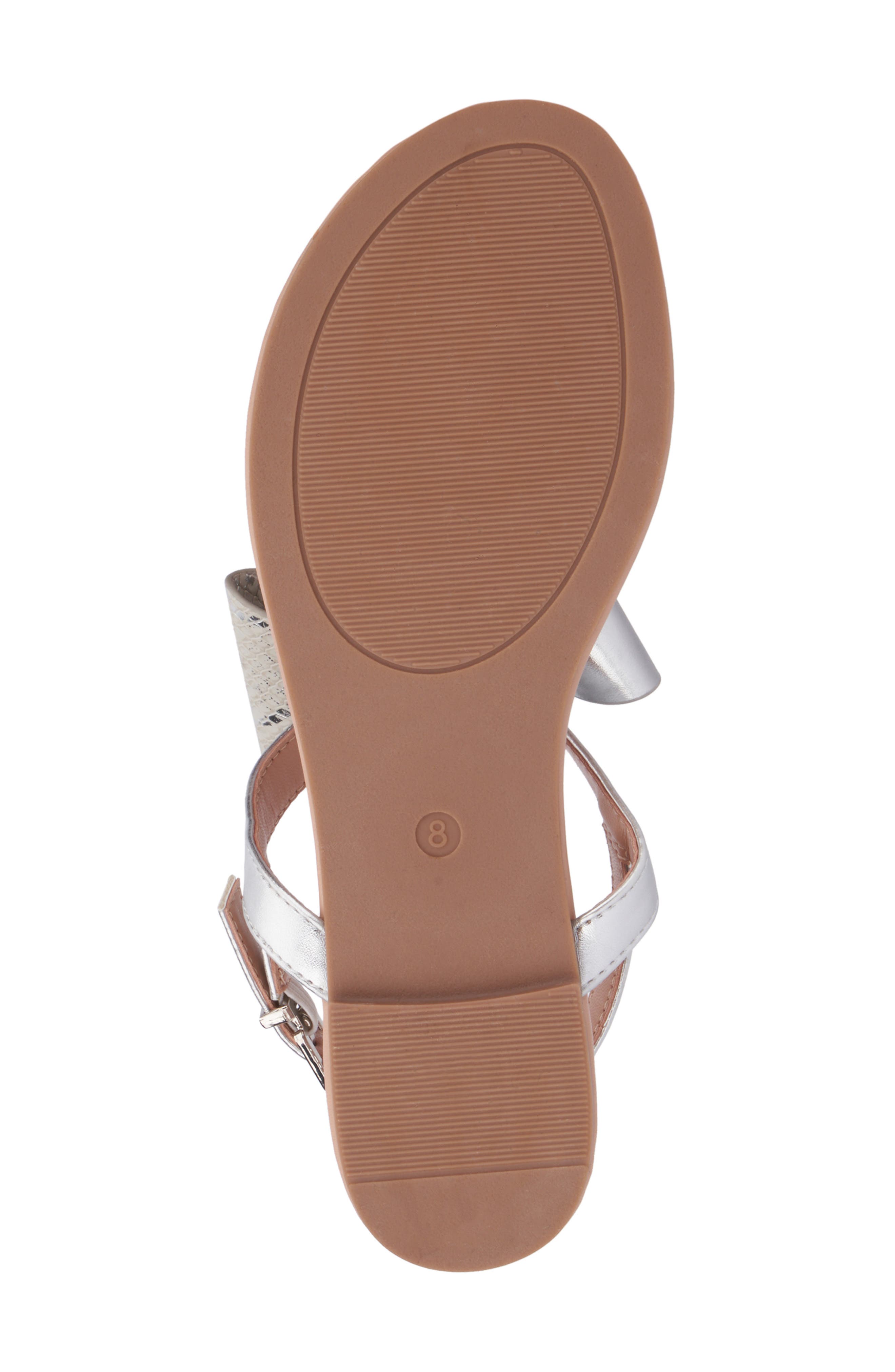 NEW YORK AND COMPANY Abril Thong Sandal, Alternate, color, Silver Combo