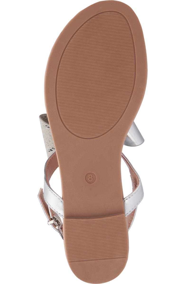 NEW YORK AND COMPANY Abril Thong Sandal, Alternate, color, Silver Combo