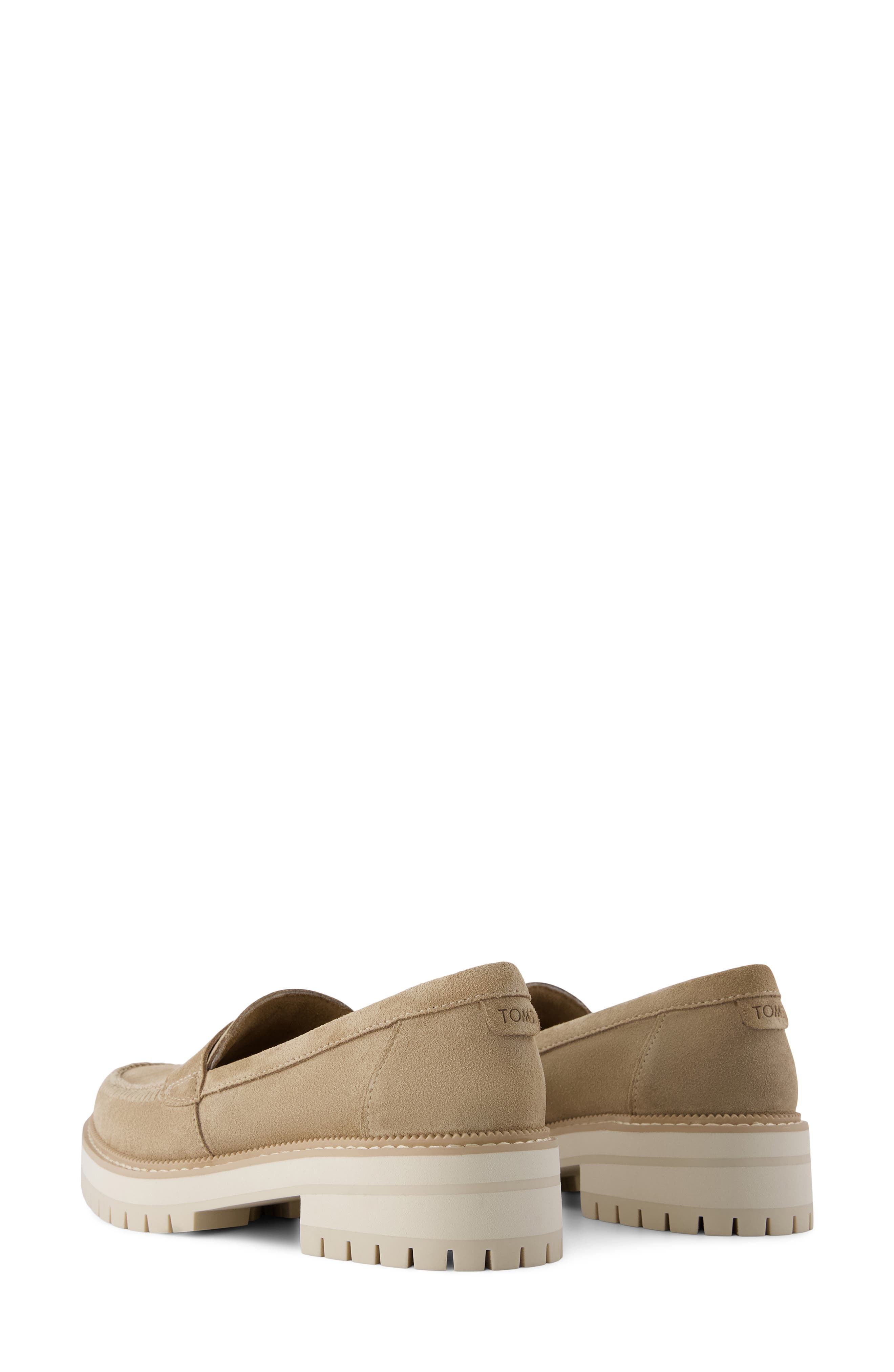 Cara Platform Penny Loafer, Alternate, color, MEDIUM BEIGE
