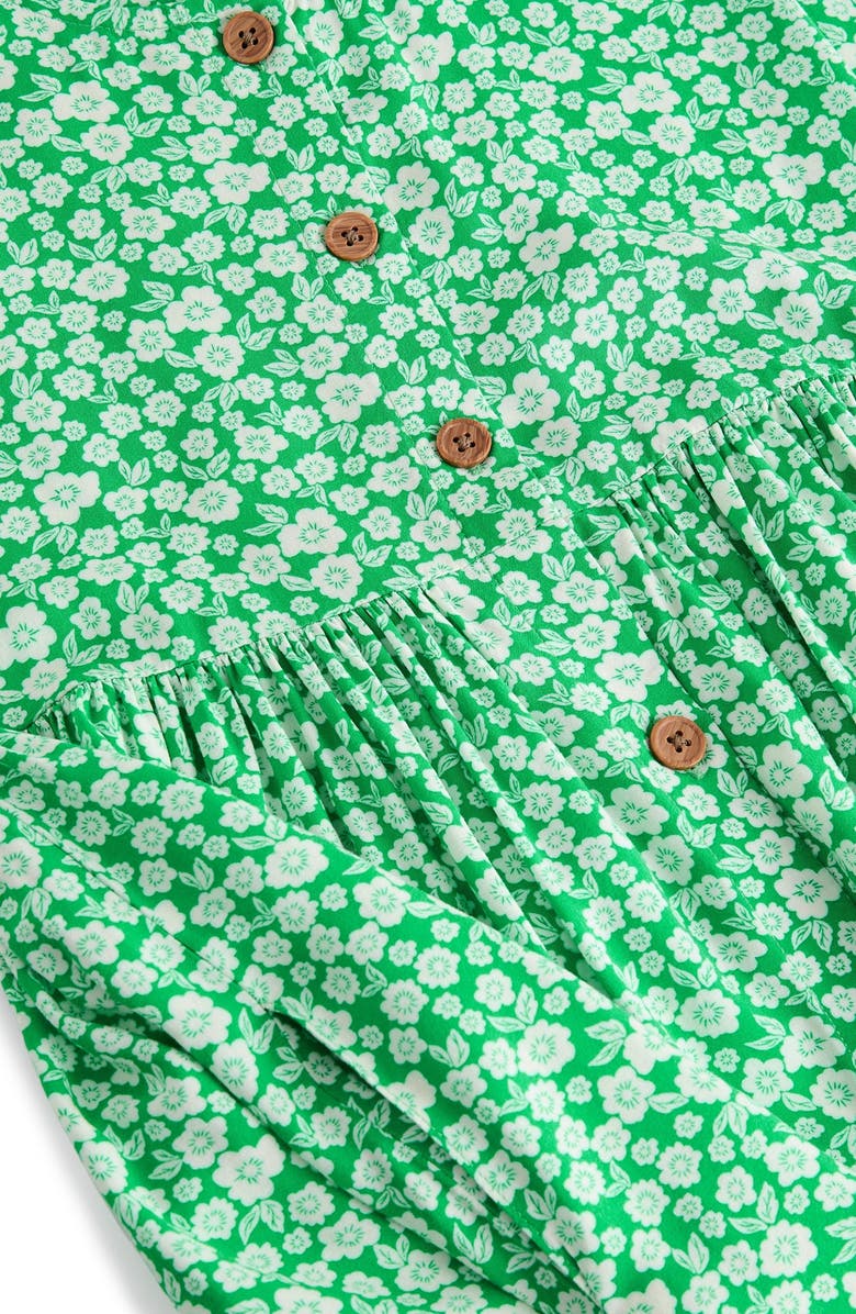 NEXT Kids' Floral Dress, Alternate, color, Green