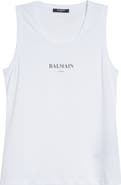 Balmain Logo Graphic Tank