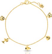 Crislu x Peanuts® Snoopy & the Gang Charm Bracelet