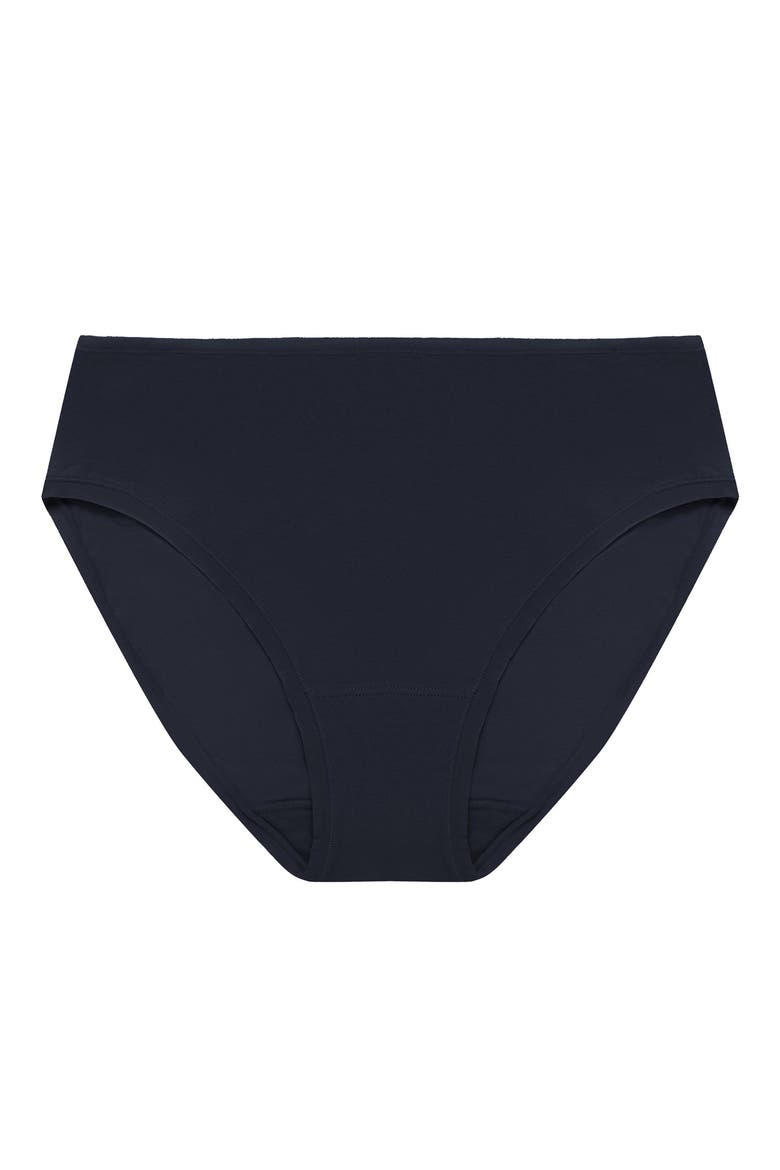 Bliss Bare Cotton Hipster Briefs, Alternate, color, STORM CLOUD