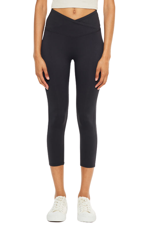 Kancan Venus Mid Rise Active Leggings In Gray