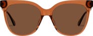 Mohala Eyewear Mahina 56mm Low Bridge Wide Width Polarized Cat Eye Sunglasses