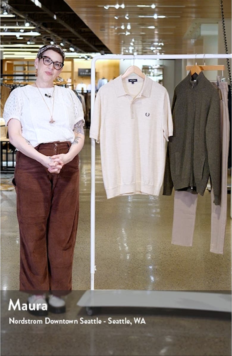 Wool & Cotton Knit Polo, sales video thumbnail