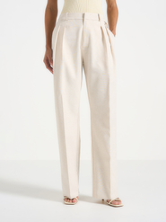 Manière De Voir Julie Linen  Pleat Trousers