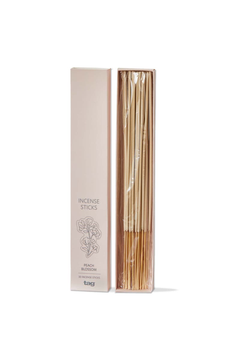 tag Peach Blossom Incense Sticks Air Freshener for Home Fragrance, Main, color, Multicolored